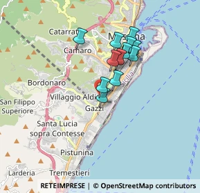 Mappa Via Cardinale Giuseppe Guarino, 98124 Messina ME, Italia (1.48667)