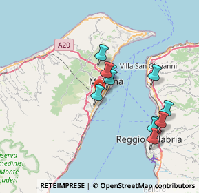 Mappa Via Cardinale Giuseppe Guarino, 98124 Messina ME, Italia (7.53727)