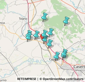 Mappa S.S. Appia, 81052 Pignataro maggiore CE, Italia (6.00083)