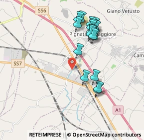 Mappa S.S. Appia, 81052 Pignataro maggiore CE, Italia (1.9995)