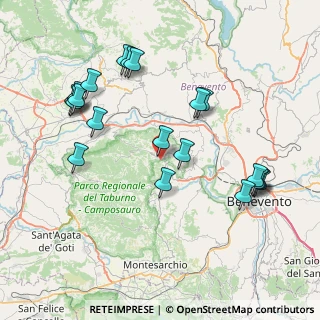 Mappa Via Cortedonica, 82038 Vitulano BN, Italia (9.114)