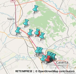 Mappa 81050 Camigliano CE, Italia (9.556)