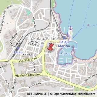 Mappa Via Fonte Vecchia,  52, 07020 Palau, Sassari (Sardegna)