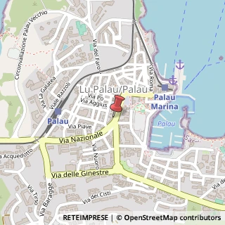 Mappa Via Nazionale, 96, 07020 Palau, Sassari (Sardegna)