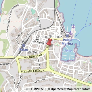 Mappa Via Nazionale, 73, 07020 Palau, Sassari (Sardegna)
