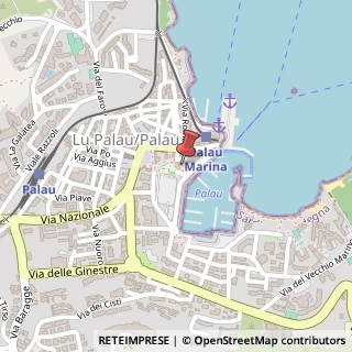 Mappa Via Fonte Vecchia, 07020 Palau OT, Italia, 07020 Palau, Sassari (Sardegna)