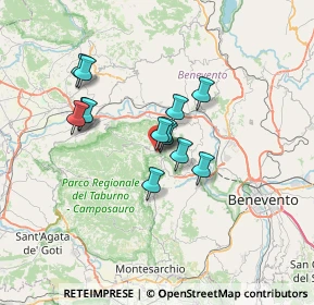 Mappa Vitulano, 82038 Vitulano BN, Italia (5.46077)