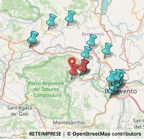 Mappa Vitulano, 82038 Vitulano BN, Italia (8.315)