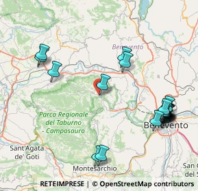 Mappa Vitulano, 82038 Vitulano BN, Italia (10.2525)