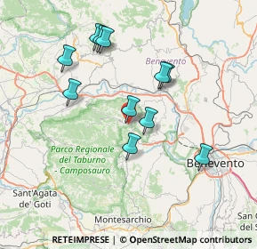 Mappa Vitulano, 82038 Vitulano BN, Italia (7.24455)