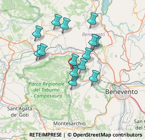 Mappa Vitulano, 82038 Vitulano BN, Italia (6.22357)