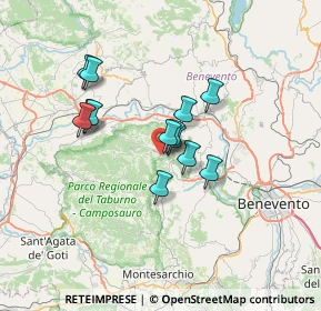 Mappa Via Bracanelli, 82038 Vitulano BN, Italia (5.48769)