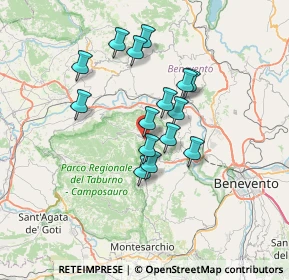 Mappa Via Bracanelli, 82038 Vitulano BN, Italia (5.862)