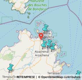 Mappa Località Baragge, 07020 Palau SS, Italia (48.75083)