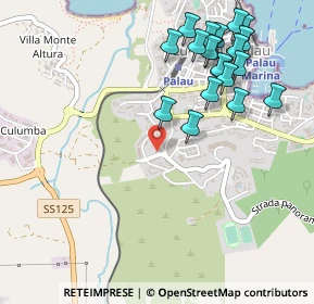 Mappa Località Baragge, 07020 Palau SS, Italia (0.6195)