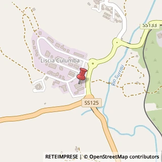 Mappa Strada Statale 133 di Palau, 07020 Liscia Culumba SS, Italia, 07020 Palau, Sassari (Sardegna)
