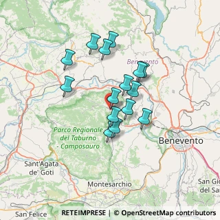Mappa Via S. Croce, 82038 Vitulano BN, Italia (5.86267)