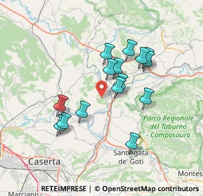 Mappa 81010 Castel Campagnano CE, Italia (6.50933)