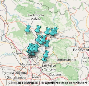 Mappa 81010 Castel Campagnano CE, Italia (10.6585)