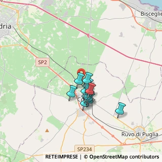 Mappa STR. EST. LAMACUPA, 70033 Corato BA, Italia (2.57727)