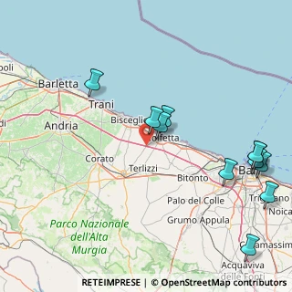 Mappa SP  56 Molfetta - Ruvo km 3, 70056 Molfetta BA, Italia (21.47273)