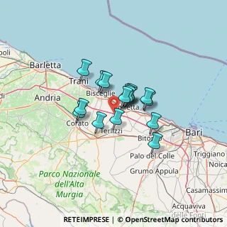 Mappa SP  56 Molfetta - Ruvo km 3, 70056 Molfetta BA, Italia (8.82813)