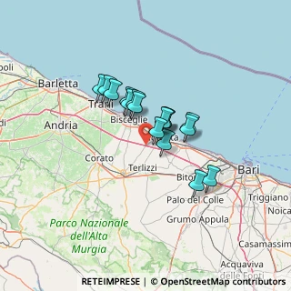 Mappa SP  56 Molfetta - Ruvo km 3, 70056 Molfetta BA, Italia (9.73)