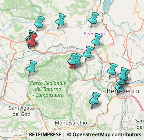 Mappa Via F. Falluto, 82038 Vitulano BN, Italia (9.31)