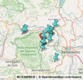 Mappa Via F. Falluto, 82038 Vitulano BN, Italia (4.53846)