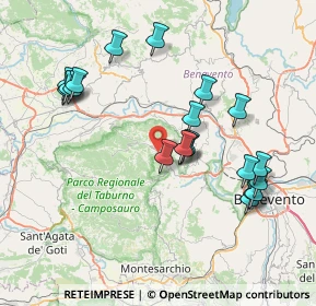 Mappa Via F. Falluto, 82038 Vitulano BN, Italia (8.486)