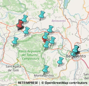 Mappa Via F. Falluto, 82038 Vitulano BN, Italia (9.2235)