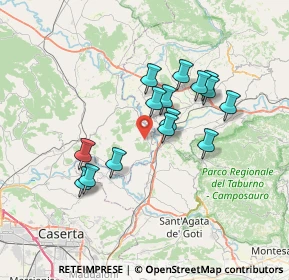 Mappa Via Castagneto, 81010 Castel Campagnano CE, Italia (6.35067)