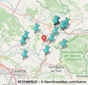 Mappa Via Castagneto, 81010 Castel Campagnano CE, Italia (7.06214)