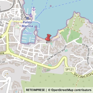 Mappa Via Riva dei Lestrigoni, 24, 07020 Palau OT, Italia, 07020 Palau, Sassari (Sardegna)
