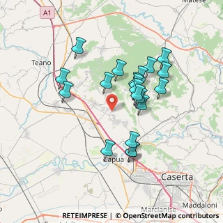 Mappa Via Vittorio Veneto, 81050 Camigliano CE, Italia (6.819)