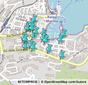 Mappa Via Omero, 07020 Palau SS, Italia (0.188)