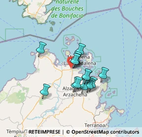 Mappa Località Liscia Culumba, 07020 Palau SS, Italia (10.29)