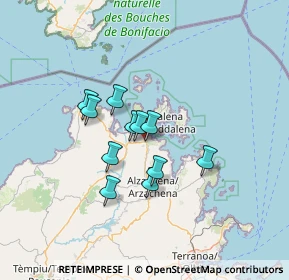 Mappa Località Liscia Culumba, 07020 Palau SS, Italia (10.44)