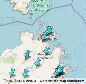 Mappa SP121, 07020 Palau SS, Italia (22.49529)