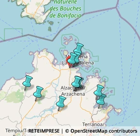 Mappa SP121, 07020 Palau SS, Italia (13.93727)