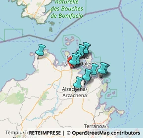 Mappa SP121, 07020 Palau SS, Italia (8.44733)