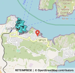 Mappa Via Baia Saraceno, 07020 Palau SS, Italia (1.126)