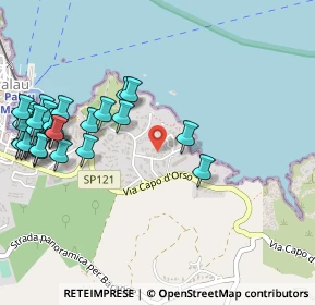 Mappa Via Baia Saraceno, 07020 Palau SS, Italia (0.67778)