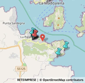 Mappa Via Baia Saraceno, 07020 Palau SS, Italia (2.61316)