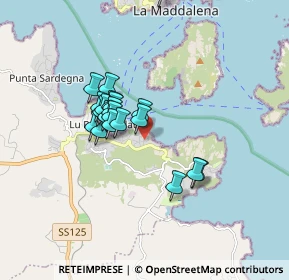 Mappa Via Baia Saraceno, 07020 Palau SS, Italia (1.4385)
