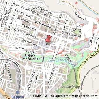Mappa Via San Sebastiano,  6, 97100 Ragusa, Ragusa (Sicilia)