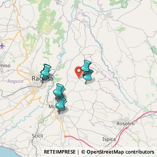 Mappa Via Calamezzana Bussello, 97015 Modica RG, Italia (6.84455)