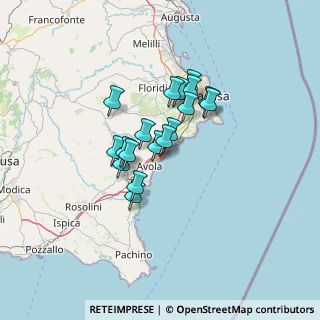 Mappa Traversa I di Via Falaride, 96012 Avola SR, Italia (10.72167)