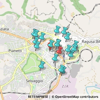 Mappa Via Gaetano Donizetti, 97100 Ragusa RG, Italia (0.8185)