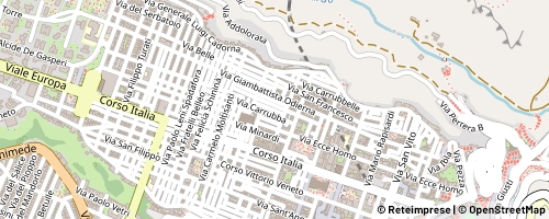 Mappa Ragusa
